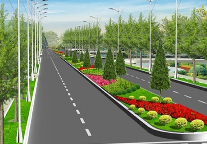 Các mẫu thiết kế cây xanh cảnh quan cho con lươn đường đẹp