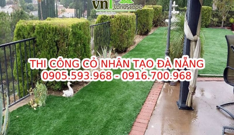 Thi công thảm cỏ nhân tạo Đà Nẵng