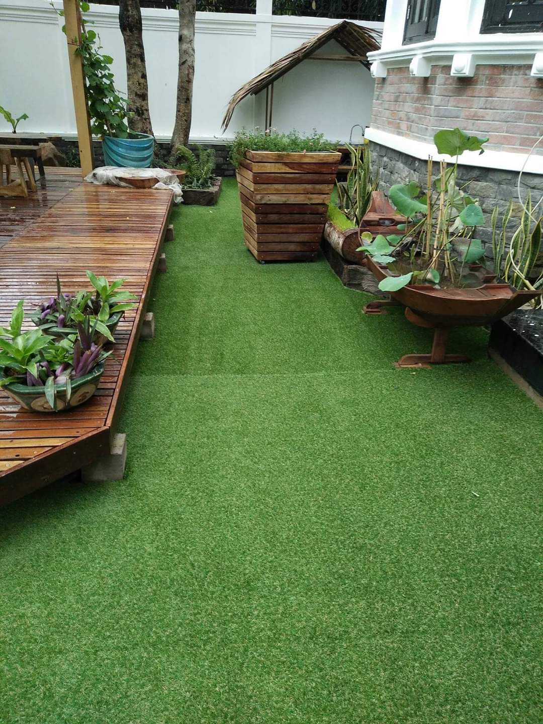 Tự trang trí thảm cỏ nhân tạo Đà Nẵng