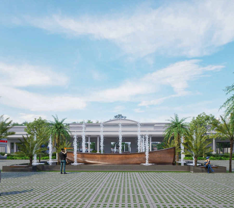 Mẫu thiết kế, thi công  sân vườn tại Đà Nẵng 01