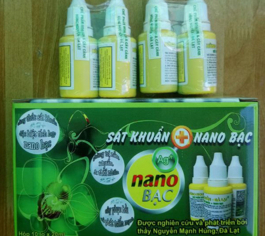 Chế phẩm Hùng Nguyễn Nano bạc chuyên cho phong lan