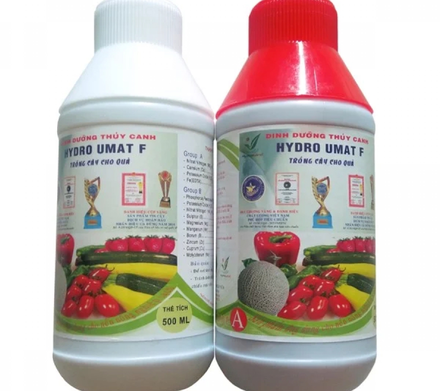 Dung dịch dinh dưỡng thủy canh Hydro Umat F cho cây ăn quả