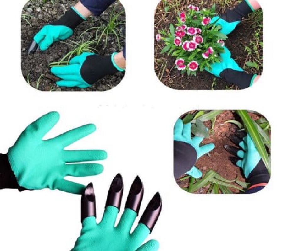 Găng tay làm vườn có móng