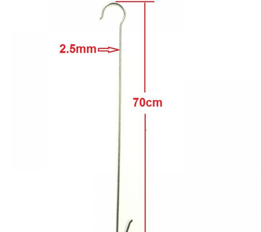 Móc inox nối dài - 70cm