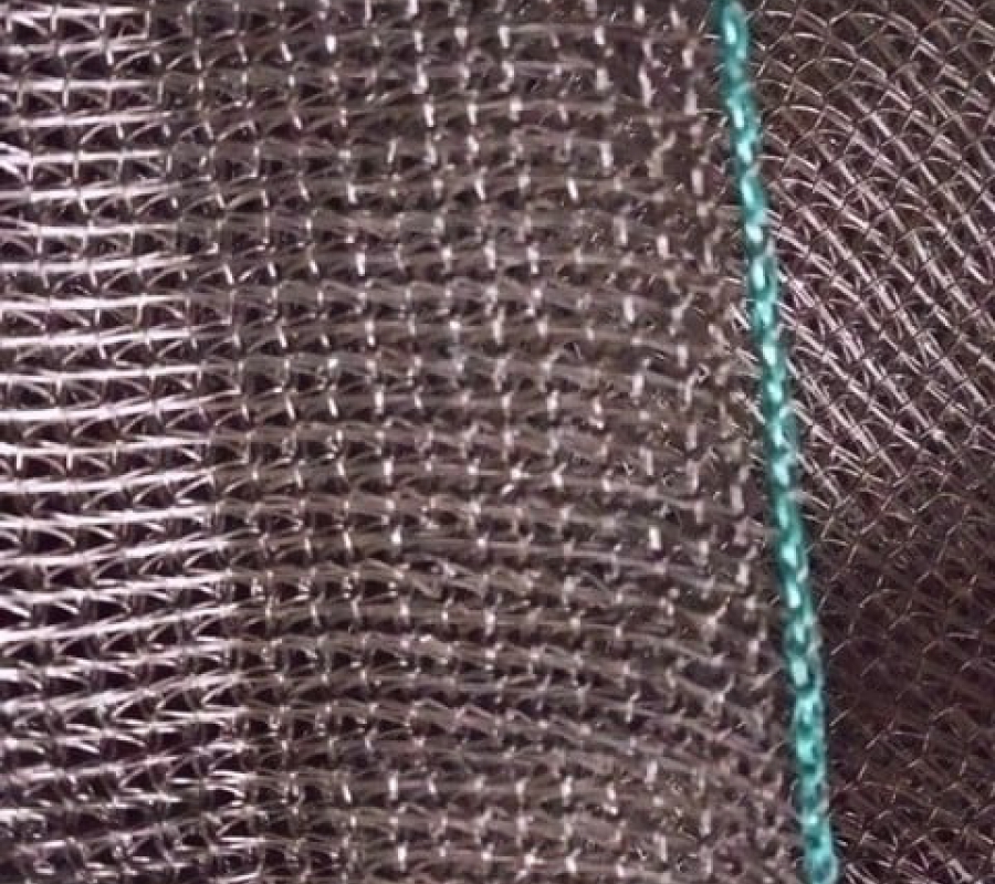 Lưới che nắng - che mưa dệt kim Hàn Quốc - Khổ 4MX30 - Màu đen - Cuộn 30m