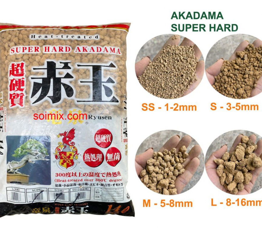 Đất nung Akadama Nhật Bản - Bao 14 lít