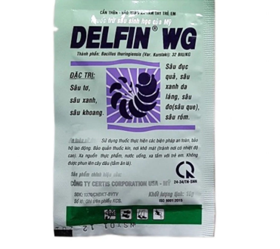 Thuốc trừ sâu sinh học Mỹ Delfin 32WG - Gói 10g