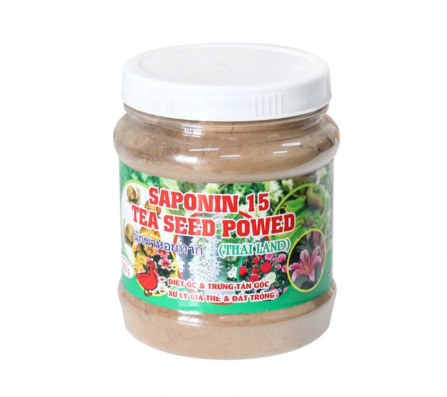 Thuốc diệt ốc sên Saponin 15 Tea Seed Powder - 250g