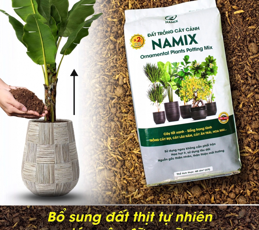 Đất trồng cây cảnh Namix - 40dm3