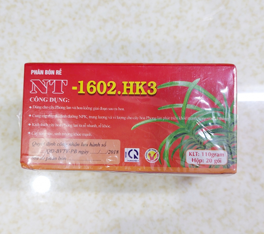 Phân bón tan chậm dạng túi lọc NT-1602 HK3