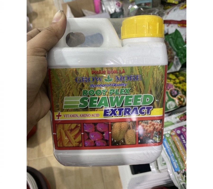 Phân bón hữu cơ Growmore Seaweed Extract chiết xuất rong biển - 1 lít