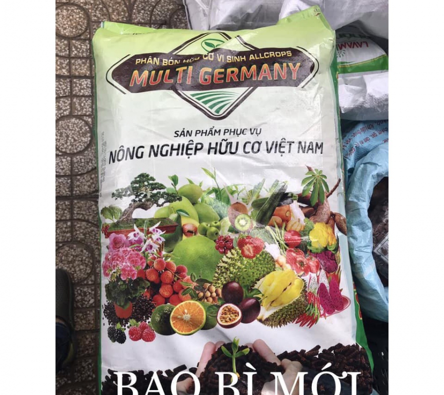 Phân hữu cơ tan chậm Đức Multi Germany - 20kg