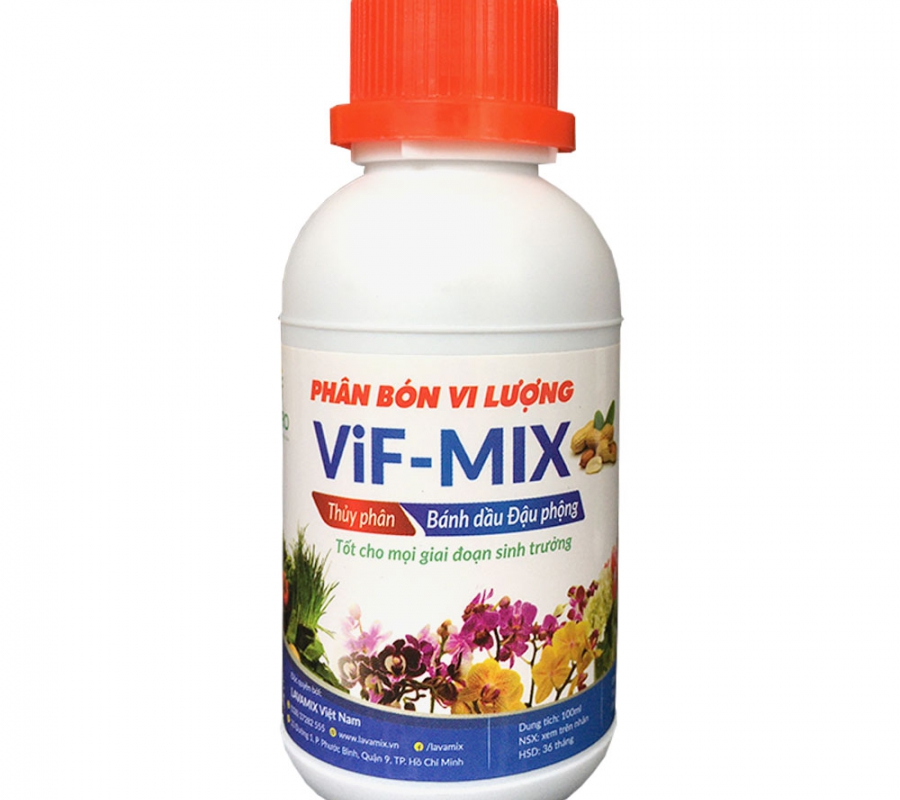 Phân bón vi lượng bánh dầu đậu phộng Vif-Mix - 100ml