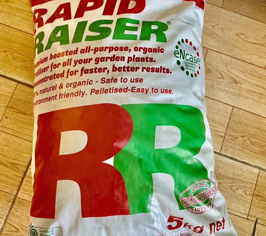 Phân hữu cơ đậm đặc Rapid Raiser nhập khầu từ Úc - 5kg