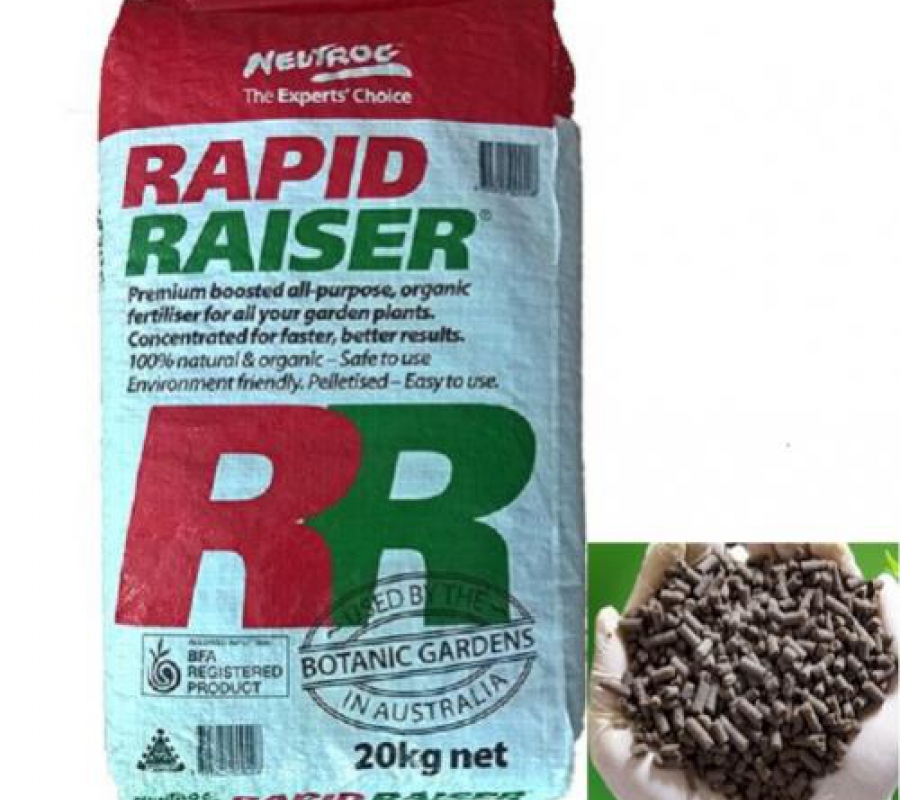Phân hữu cơ đậm đặc Rapid Raiser nhập khầu từ Úc - 20kg
