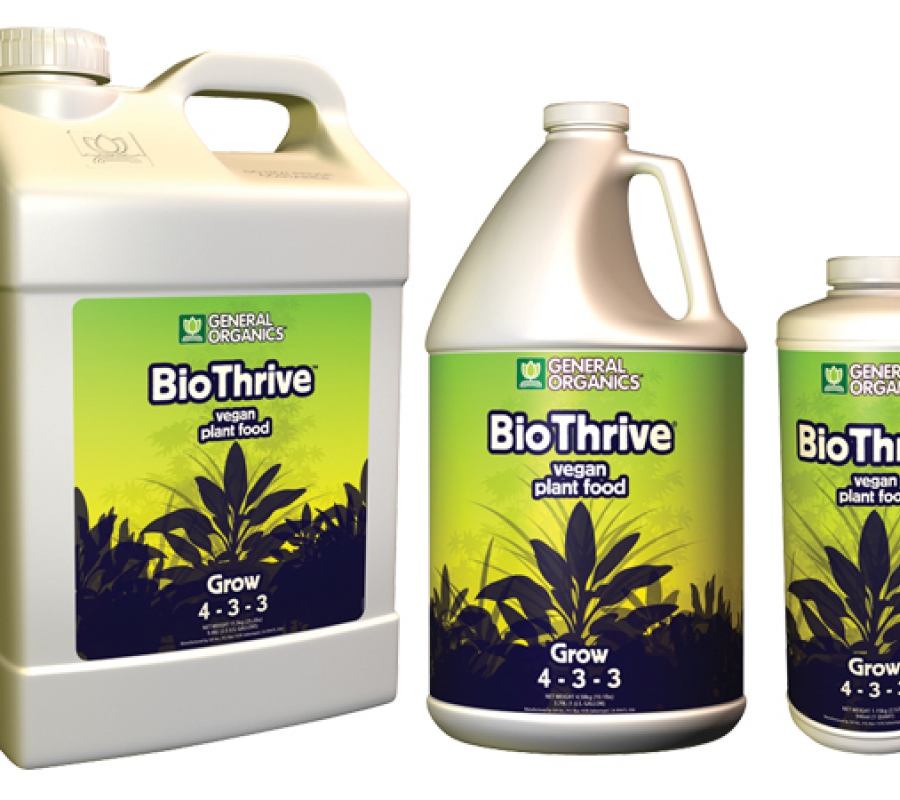 Phân bón hữu cơ General Organics BioThrive Grow 4-3-3 - 22.7 lít