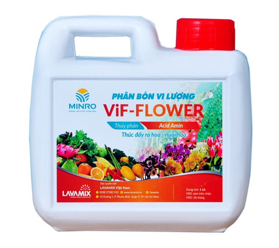 Phân bón Minro Vif-Flower thúc đẩy ra hoa - 1 lít