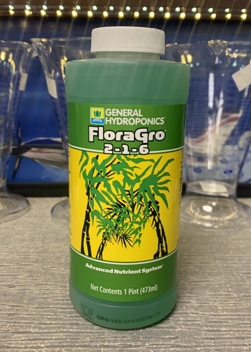 Phân bón General Hydroponics FloraGro 2-1-6 dành cho kiểng lá - 473ml