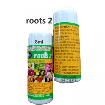 Phân bón lá cao cấp Hoa Kỳ Roots 2 - Chai 8cc