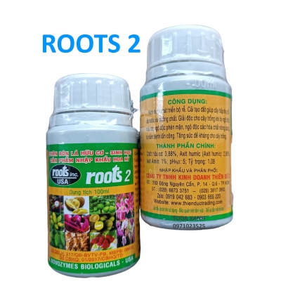 Phân bón lá cao cấp Hoa Kỳ Roots 2 - Chai 100ml