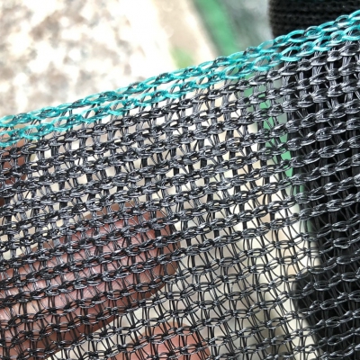 Lưới che nắng - che mưa dệt kim Hàn Quốc - Khổ 3MX50 - Màu đen - Cuộn 50m