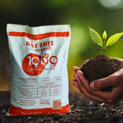 Đất thịt 1989 trồng hoa kiểng và rau sạch - Túi 12kg