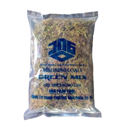 Giá thể rêu rừng trồng lan Green Mix loại 1 - Túi 4 lít