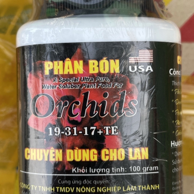 Phân bón lá Orchid 19-31-17 chuyên dùng cho lan - 100g