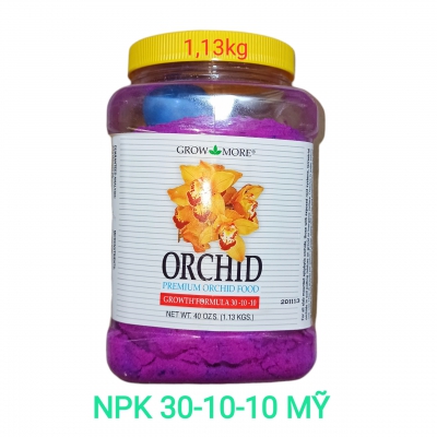 Phân bón Growmore Premium Orchid Food 30-10-10 - Hũ 1.13kg