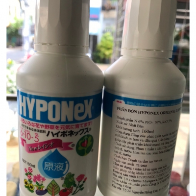Phân bón lá Nhật Bản Hyponex Liquid 6-10-5 - 160ml