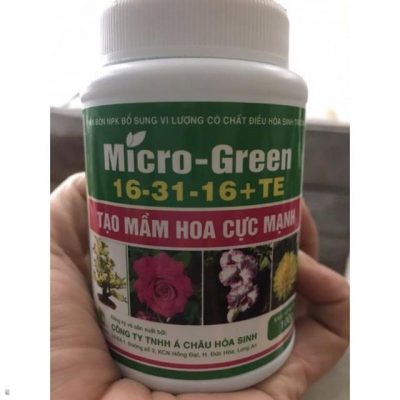 Phân kích ra hoa Micro Green 16-31-16 - Lọ 100g