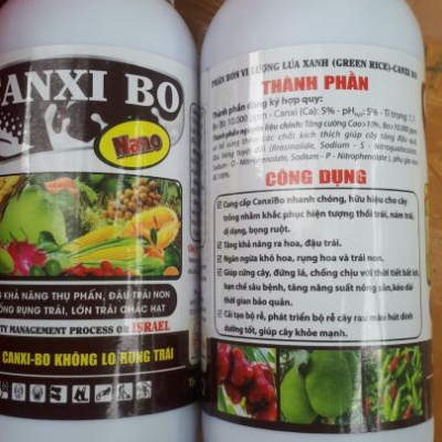 Phân bón chống rụng hoa - tăng đậu trái Canxi Bo Green Rice - 500ml