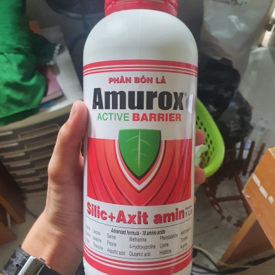 Phân bón lá AMUROX bổ sung silic và axit amin - 1 lít