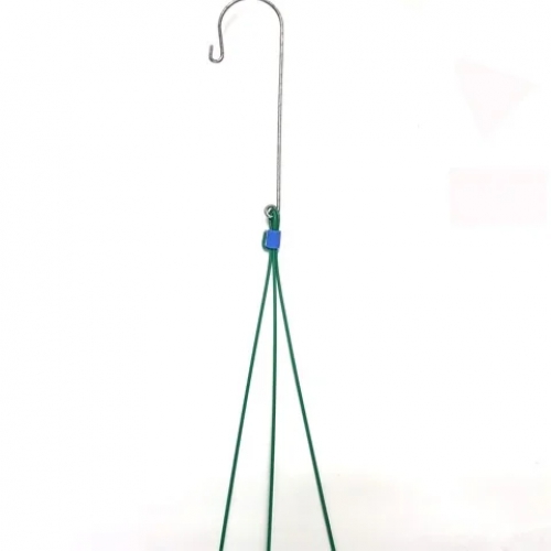 Móc treo chậu hoa - chậu trồng lan bọc nhựa - 80cm