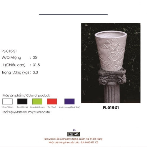 Chậu trồng cây sứ đẹp