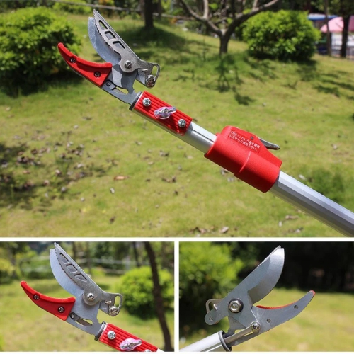 Kéo cắt cành hái quả trên cao 3m kẹp kim loại