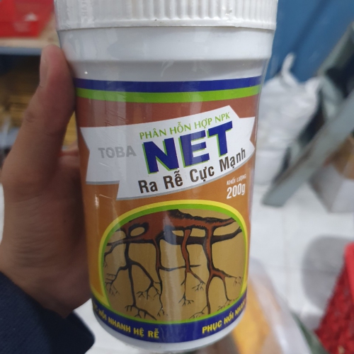 Phân bón kích rễ cực mạnh TOBA NET - Lọ 200g