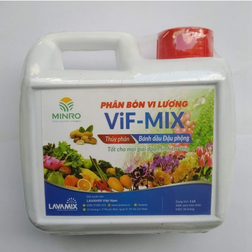 Phân bón vi lượng bánh dầu đậu phộng Vif-Mix - 1 lít