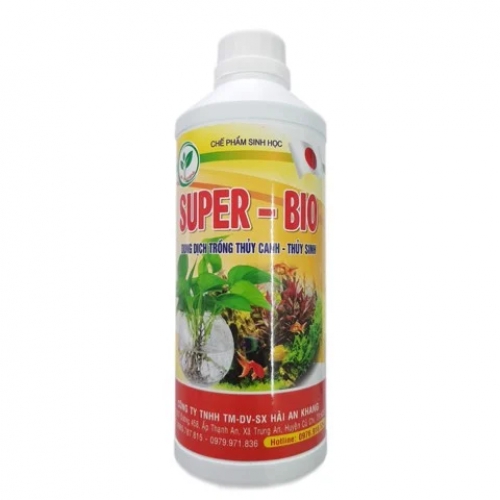 Dung dịch trồng thủy canh, thủy sinh Super - Bio - Chai 1 lít