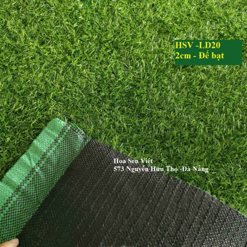 Cỏ 2 cm đế bạt mới