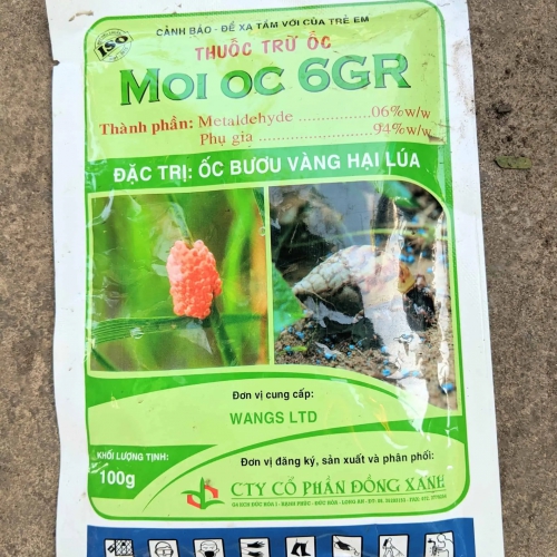 Bả trừ ốc MOI OC 6GR - Gói 100gr