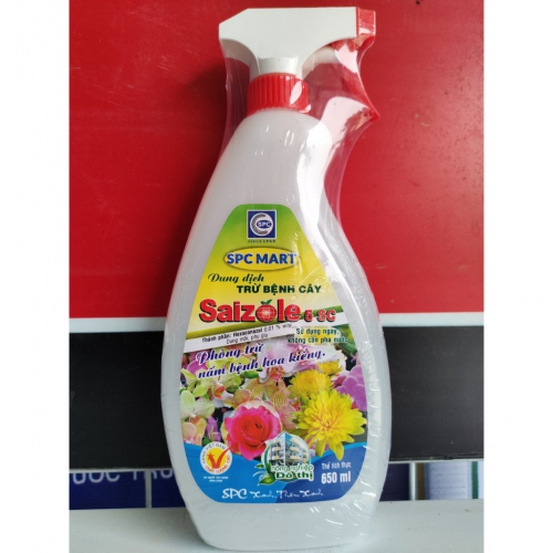 Chế phẩm phòng trừ bệnh pha sẵn tiện dụng Saizole 5SC - Bình xịt 650ml