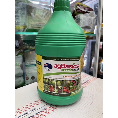 Phân đạm cá và tảo biển agBasics Seaweed Plus - 3 lít