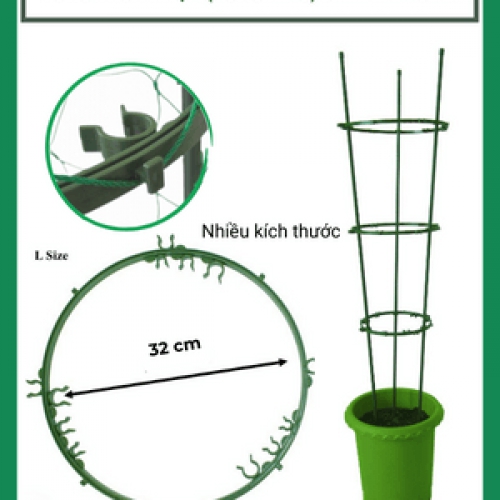 Vòng tròn nhựa DAIM Garden Ring giữ thân cây chậu - 32cm