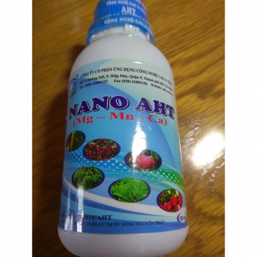 Phân bón vi lượng NANO Mg-Mn-Ca AHT - 100ml