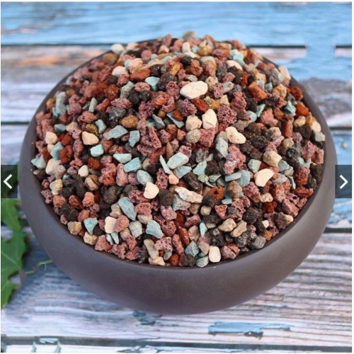 Giá thể đá ngũ sắc trồng hoa kiểng, sen đá - 10kg