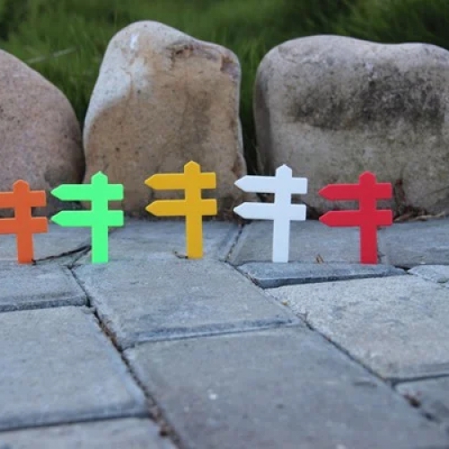 Thẻ ghim đánh dấu hình hàng rào - Gói 20 cái