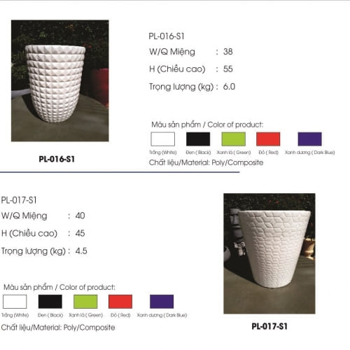 Chậu trồng cây - chậu sứ