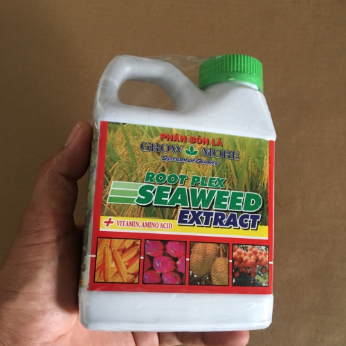 Phân bón hữu cơ Growmore Seaweed Extract chiết xuất rong biển - 1 lít