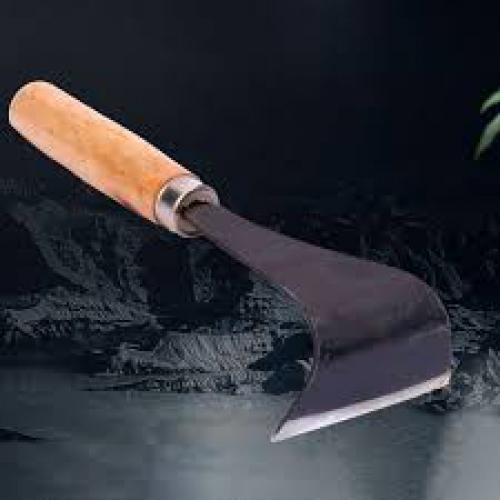 Dao cạo vỏ cây cán gỗ lưỡi 4.8cm